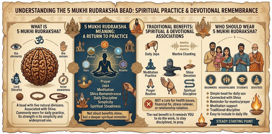 5 Mukhi Rudraksha Benefits, Meaning & How to Wear