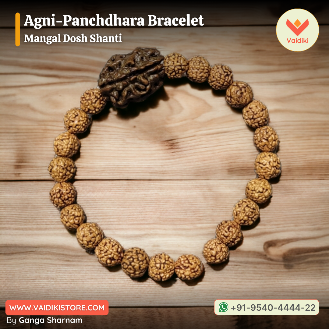 Agni-Panchdhara Bracelet – Pacify Mangal Dosh, Mars Remedy